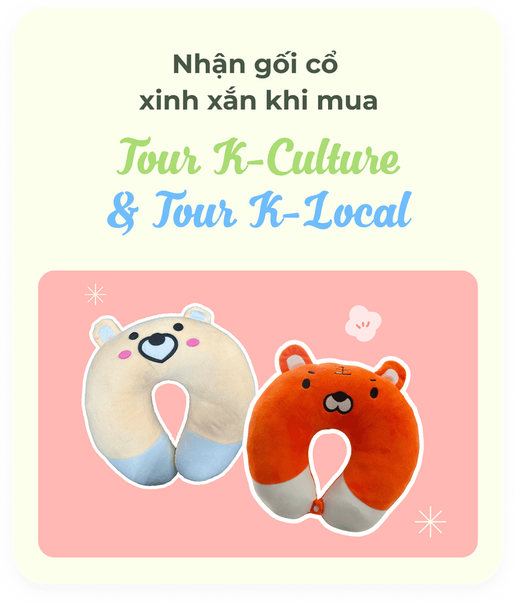 Nhận set gối cổ xinh xắn khi mua