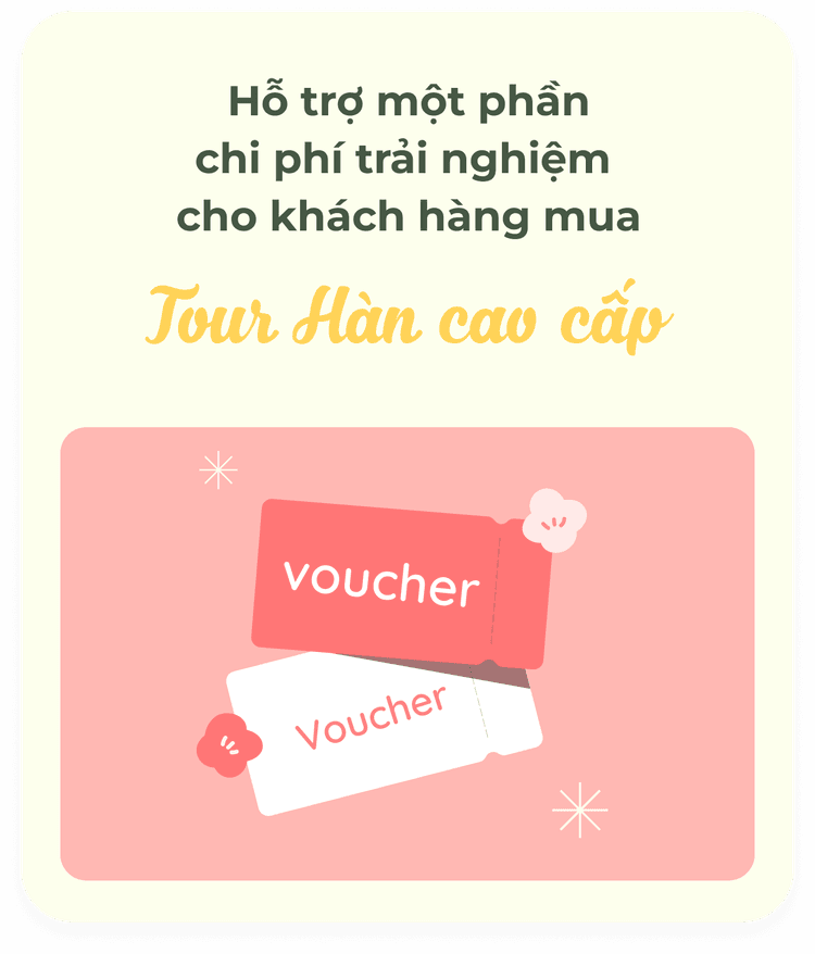 Hỗ trợ một phần chi phí trải nghiệm cho khách hàng mua